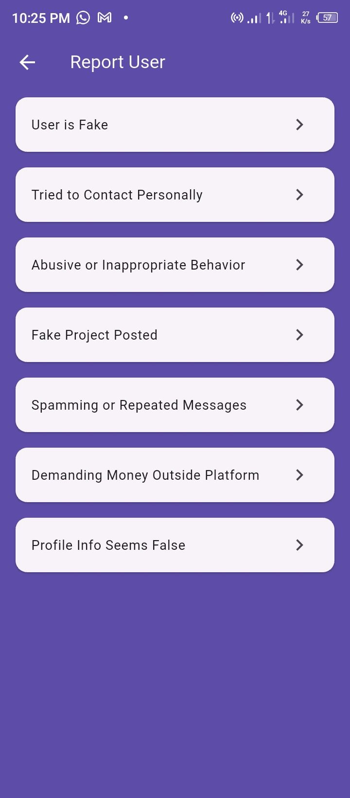 Projex Notifications